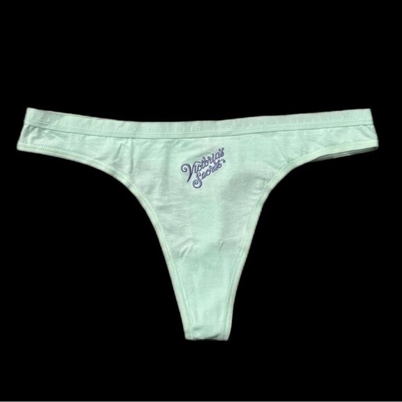 Victorias Secret Soft Cotton & Modal Thong panty lavender Medium - Picture 3 of 4